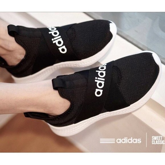Adidas Puremotion Adapt Women’s Athletic Running Workout Sneaker Black Shoe #326 - Picture 5 of 12